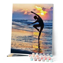 Charger l'image dans la galerie, peinture par numéros | Ballet sur la Plage | complexe, danse | FiguredArt