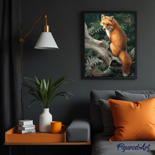Charger l'image dans la galerie, peinture par numéros | Renard dans les Fougères | animaux, complexe, france, renards | FiguredArt