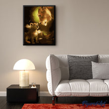 Charger l'image dans la galerie, peinture par numéros | Regards de Lionne | animaux, facile, lions | FiguredArt