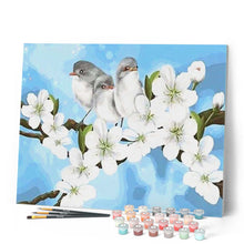 Charger l'image dans la galerie, peinture par numéros | Oiseaux et Fleurs de Magnolias | animaux, facile, fleurs, oiseaux | FiguredArt