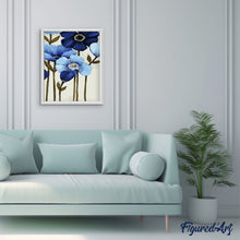 Charger l'image dans la galerie, peinture par numéros | Fleurs bleues | fleurs, france, intermédiaire | FiguredArt