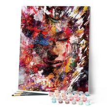 Charger l'image dans la galerie, peinture par numéros | Visage féminin abstrait | complexe, envies d’ailleurs, france | FiguredArt