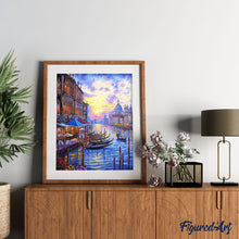 Charger l'image dans la galerie, peinture par numéros | Le Grand Canal de Venise | complexe, france, paysages, ville | FiguredArt
