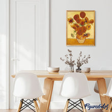 Charger l'image dans la galerie, peinture par numéros | Tournesols de Van Gogh | complexe, fleurs, reproduction, van gogh | FiguredArt