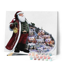 Charger l'image dans la galerie, peinture par numéros | Veste du Père Noël | intermédiaire, Noël | FiguredArt