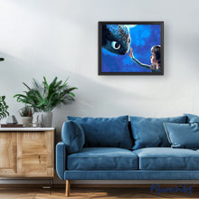 Charger l'image dans la galerie, peinture par numéros | Ami avec un Dragon | animaux, dragons, facile, paysages | FiguredArt