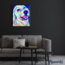 Charger l'image dans la galerie, peinture par numéros | Chien lumineux | animaux, chiens, complexe | FiguredArt