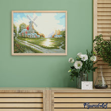 Charger l'image dans la galerie, peinture par numéros | Le Moulin du Bonheur | facile, paysages | FiguredArt