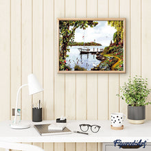 Charger l'image dans la galerie, peinture par numéros | Près du Ponton | bateaux, intermédiaire | FiguredArt
