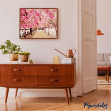 Charger l'image dans la galerie, peinture par numéros | Cerisiers en Fleurs | arbres, intermédiaire, paysages | FiguredArt