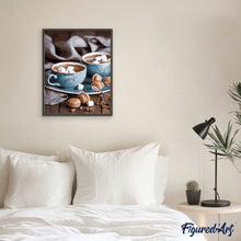 Charger l'image dans la galerie, peinture par numéros | Après-midi Café | cuisine, facile | FiguredArt