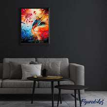 Charger l'image dans la galerie, peinture par numéros | Chat coloré | animaux, chats, complexe, france | FiguredArt