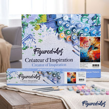 Charger l'image dans la galerie, peinture par numéros | Chat coloré | animaux, chats, complexe, france | FiguredArt