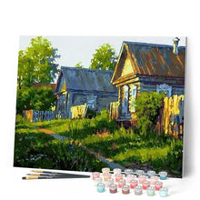 Charger l'image dans la galerie, peinture par numéros | Maisons en bois | intermédiaire, paysages | FiguredArt