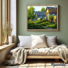 Charger l'image dans la galerie, peinture par numéros | Maisons en bois | intermédiaire, paysages | FiguredArt