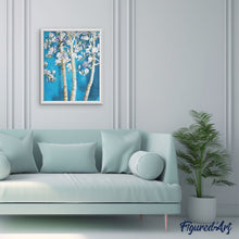 Charger l'image dans la galerie, peinture par numéros | Eclosion des Fleurs | fleurs, intermédiaire | FiguredArt