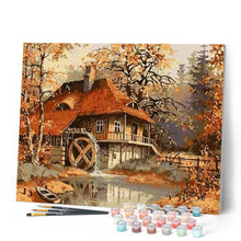 Charger l'image dans la galerie, peinture par numéros | Moulin à Eau | intermédiaire, ville | FiguredArt