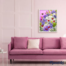 Charger l'image dans la galerie, peinture par numéros | Coccinnelles dans les Fleurs | complexe, fleurs | FiguredArt