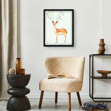 Charger l'image dans la galerie, peinture par numéros | Petit Cerf stylisé | animaux, facile, rennes et biches | FiguredArt