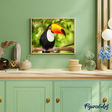 Charger l'image dans la galerie, peinture par numéros | Toucan | animaux, intermédiaire, oiseaux, perroquets | FiguredArt
