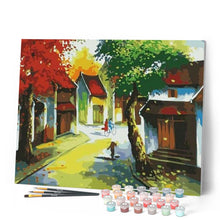 Charger l'image dans la galerie, peinture par numéros | Feuilles d’Automne en Asie | facile, paysages | FiguredArt
