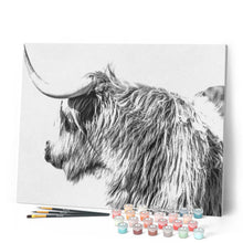 Charger l'image dans la galerie, peinture par numéros | Corne de Yack | animaux, bisons and yacks, complexe | FiguredArt