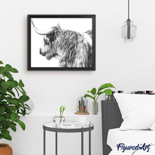 Charger l'image dans la galerie, peinture par numéros | Corne de Yack | animaux, bisons and yacks, complexe | FiguredArt