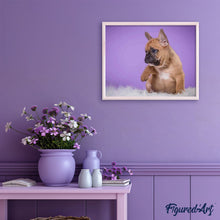 Charger l'image dans la galerie, peinture par numéros | Petit Chien levant la Patte | animaux, chiens, facile | FiguredArt