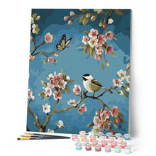 Charger l'image dans la galerie, peinture par numéros | Oiseau et Papillon | animaux, facile, fleurs, france, oiseaux | FiguredArt