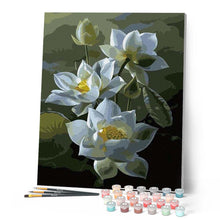 Charger l'image dans la galerie, peinture par numéros | Jolies Fleurs de Lotus | facile, fleurs | FiguredArt