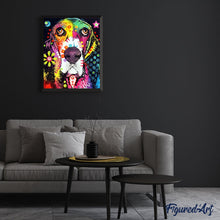 Charger l'image dans la galerie, peinture par numéros | Petit Chien triste | animaux, chiens, complexe, Pop Art | FiguredArt