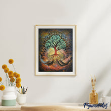 Charger l'image dans la galerie, peinture par numéros | Arbre de la vie | arbres, complexe | FiguredArt