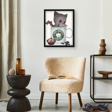 Charger l'image dans la galerie, peinture par numéros | Petit Chaton dans un Mug | animaux, chats, cuisine, facile | FiguredArt