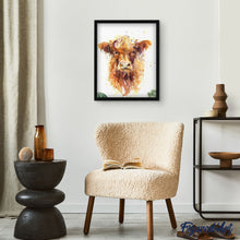 Charger l'image dans la galerie, peinture par numéros | Vache marron aux poils longs | animaux, complexe, france, vaches | FiguredArt