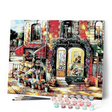 Charger l'image dans la galerie, peinture par numéros | Mon petit Fleuriste Vintage | intermédiaire, ville, vintage | FiguredArt