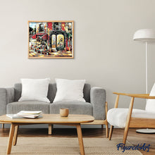 Charger l'image dans la galerie, peinture par numéros | Mon petit Fleuriste Vintage | intermédiaire, ville, vintage | FiguredArt