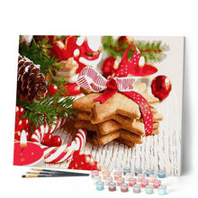 Charger l'image dans la galerie, peinture par numéros | Biscuits de Noël | cuisine, intermédiaire, Noël | FiguredArt