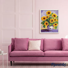 Charger l'image dans la galerie, peinture par numéros | Tournesols dans un joli Vase | fleurs, intermédiaire | FiguredArt