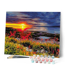 Charger l'image dans la galerie, peinture par numéros | Coucher du Soleil | complexe, paysages | FiguredArt