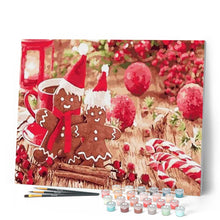Charger l'image dans la galerie, peinture par numéros | Biscuits de Noël figurines | intermédiaire, Noël | FiguredArt
