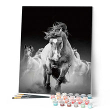 Charger l'image dans la galerie, peinture par numéros | Course de vitesse | animaux, chevaux, complexe | FiguredArt