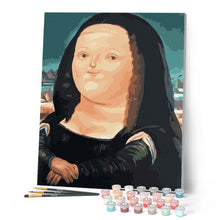 Charger l'image dans la galerie, peinture par numéros | Mona Lisa abstraite | facile, portrait | FiguredArt