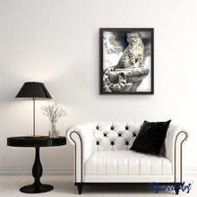 Charger l'image dans la galerie, peinture par numéros | Léopard dans la Montage | animaux, intermédiaire, léopards | FiguredArt