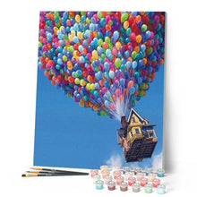 Charger l'image dans la galerie, peinture par numéros | Maison et ballons | films, intermédiaire, paysages | FiguredArt