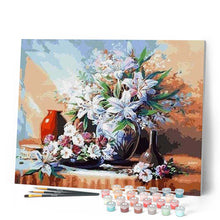 Charger l'image dans la galerie, peinture par numéros | Abondance de Fleurs | fleurs, intermédiaire | FiguredArt
