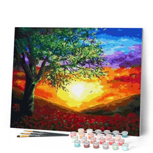 Charger l'image dans la galerie, peinture par numéros | Coucher du Soleil radieux | intermédiaire, paysages | FiguredArt