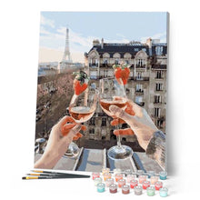 Charger l'image dans la galerie, peinture par numéros | Santé à Paris | intermédiaire, romantique, ville | FiguredArt