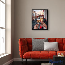 Charger l'image dans la galerie, peinture par numéros | Santé des Amoureux à Paris | france, intermédiaire, romantique, ville | FiguredArt
