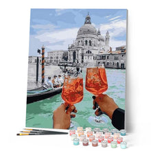 Charger l'image dans la galerie, peinture par numéros | Santé à Venise | france, intermédiaire, romantique, ville | FiguredArt