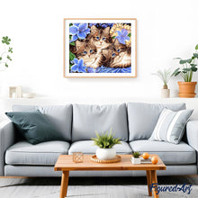 Charger l'image dans la galerie, peinture par numéros | Les Chats en Famille | animaux, chats, facile | FiguredArt